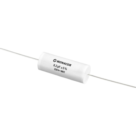 Monacor MKTA-82 MKT-foliekondensator, 8.2 µF, 250 V i gruppen Lyd til hjemmet / Tilbehør / Komponenter hos BRL (290MKTA82)