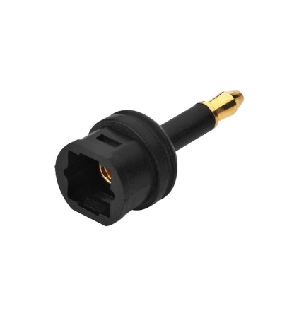 Monacor OLA-35T optisk adapter, Toslink hunn til mini-Toslink hann i gruppen Lyd til hjemmet / Kabler / Diverse kabler & Adapter hos BRL (290OLA35T)