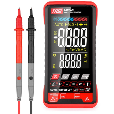 TASI TA804A, automatisk multimeter i gruppen Lyd til hjemmet / Tilbehør / Måle & kalibreringsutstyr hos BRL (290TA804A)