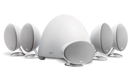 KEF E305 MATT HVIT i gruppen Pakkeløsninger / Pakker for hjemmet / Høyttalerpakker hos BRL Electronics (291E305W)