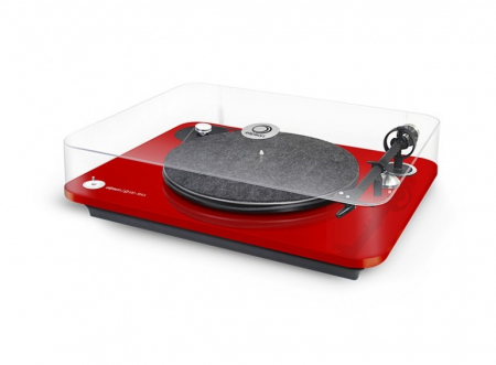Elipson Omega 100 skivspelare med RIAA, röd i gruppen Lyd til hjemmet / Hifi / Platespillere hos BRL Electronics (303ELIOME100RR)