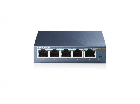 TP-Link TL-SG105 nettverksswitch 5-ports i gruppen Lyd til hjemmet / Tilbehør / Nettverk hos BRL Electronics (307TLSG105)