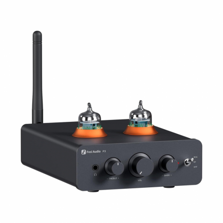 Fosi Audio P3 rørforsterker med Bluetooth & hodetelefonforsterker i gruppen Nyheter hos BRL (317P3)