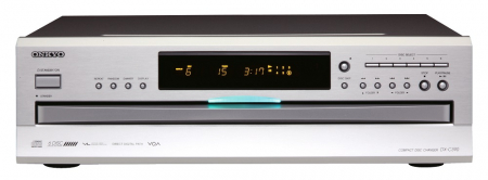 Onkyo DX-C390 CD - veksler silver i gruppen Lyd til hjemmet / Hifi / CD-spillere hos BRL Electronics (350DXC390S)