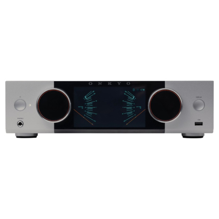Onkyo Muse Y-50 streamingforsterker, sølv i gruppen Lyd til hjemmet / Forsterkere / Stereoforsterker hos BRL (350Y50S)