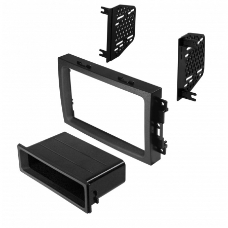 Monteringsram Chrysler, Dodge, Jeep 2004-2008, enkel- & dubbel-DIN i gruppen Billyd / Hva passer i min bil / Chrysler, Dodge & Jeep / Monteringsram hos BRL Electronics (400CDK649)