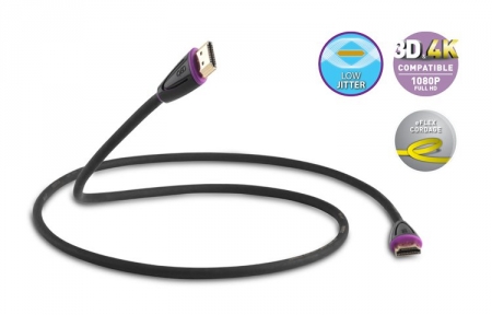 Qed Profile Eflex HDMI-kabel i gruppen Lyd til hjemmet / Kabler / HDMI kabler hos BRL Electronics (400QE27EFLEX)