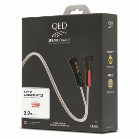 Qed Silver Anniversary XT Terminert høyttalerkabel i gruppen Hemmaljud / Kablar / Högtalarkabel hos BRL Electronics (400QESAXT)