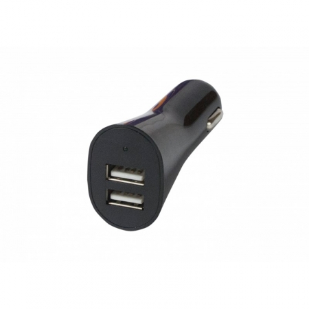iSimple USB billader med to porter i gruppen Billyd / Smartphone til bilen  / Tilbehør til mobilen hos BRL Electronics (403IS4724BK)