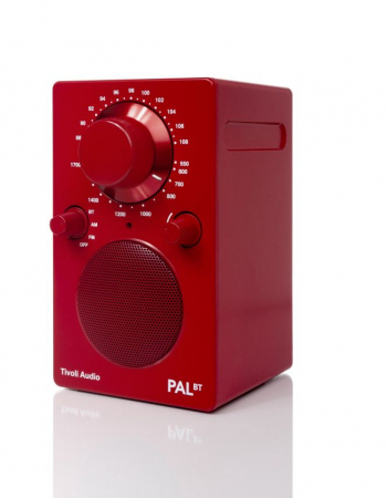 Tivoli Audio PAL BT, FM-radio med Bluetooth, rød i gruppen Pakkeløsninger / Pakker for hjemmet / Mikrostereo hos BRL Electronics (404TAPALBTG2R)