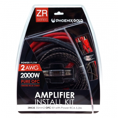 Phoenix Gold ZRK35, 35mm2 100% kobber kabelsett i gruppen Billyd / Kabler / Kabelkit hos BRL Electronics (409ZRK35)