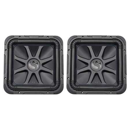 Kicker Solo-Baric L7S124, firkantet 12-tommers basselement, 2x4 ohm i gruppen Billyd / Bass / Basselement hos BRL (41044L7S124)