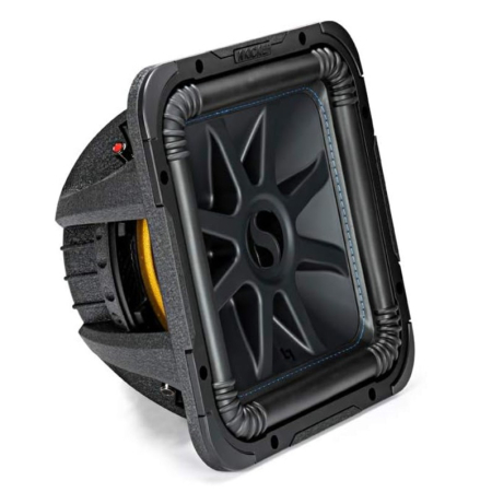 Kicker Solo-Baric L7S124, firkantet 12-tommers basselement, 2x4 ohm i gruppen Billyd / Bass / Basselement hos BRL (41044L7S124)