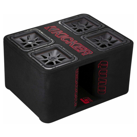 Kicker Solo-Baric QL7R122, 4 x 12 tommer basskasse, 2 x 2 ohm i gruppen Billyd / Bass / Passiv basskasse hos BRL (41047QL7R122)