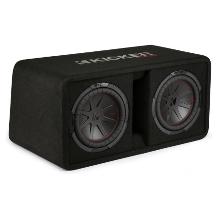 Kicker CompR DCWR102, 2 x 10 tommer basskasse, 2 ohm i gruppen Billyd / Bass / Passiv basskasse hos BRL (41048DCWR102)