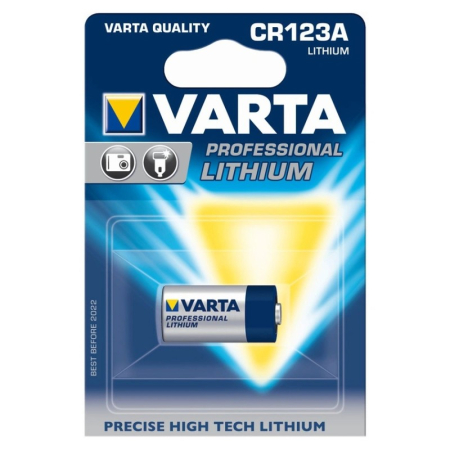Varta Professional CR123A, litiumbatteri 1-pack i gruppen Nyheter hos BRL (418VCR123A)