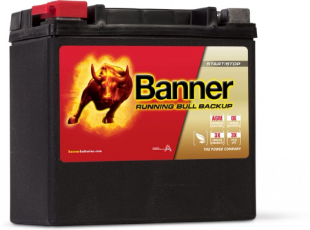 Banner Running Bull BackUp 200A 12Ah i gruppen Billyd / Tilbehør / Batterier hos BRL Electronics (420BANNER514)