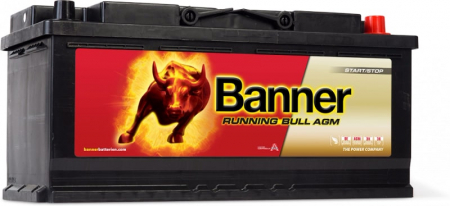 Banner Running Bull AGM 950A 105Ah, startbatteri i gruppen Billyd / Tilbehør / Batterier hos BRL Electronics (420BANNER605)