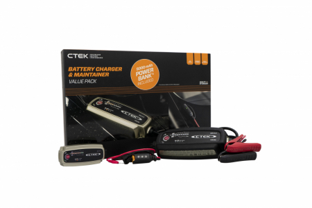 CTEK MXS 5.0 batterilader, Value Pack i gruppen Billyd / Tilbehør / Batteriladere hos BRL Electronics (42240357)
