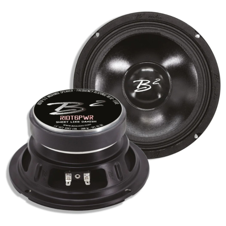 B2 Audio RIOT6PWR, 6.5 tommer midbass/mellomtone, par i gruppen Nyheter hos BRL (505RIOT6PWR)