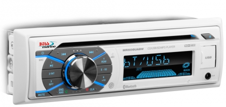 BOSS MR508UABW marinestereo 1-din i gruppen Billyd / Marinelyd / Marinestereo hos BRL Electronics (530MR508UABW)