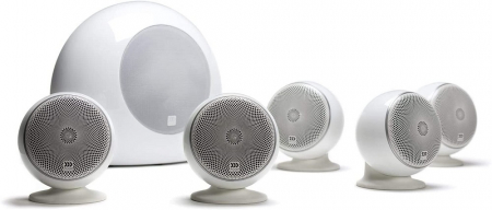 Morel SoundSpot MT-3 högtalarsystem 5.1, vitt i gruppen Pakkeløsninger / Pakker for hjemmet / Høyttalerpakker hos BRL Electronics (555MT3W)