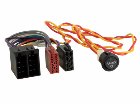 ISO- till ISO-adapter med strömbrytare i gruppen Billyd / Hva passer i min bil / Fiat / Ducato hos BRL Electronics (7001230600)