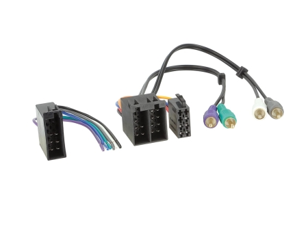 Aktiv systemadapter VW ISO/10Pin ISO>Cinch/kabler i gruppen Billyd / Hva passer i min bil / Volkswagen / Passat / Passat B4 1994-1997 / Bytte stereo Passat B4 1994-1997 hos BRL (70013132051)