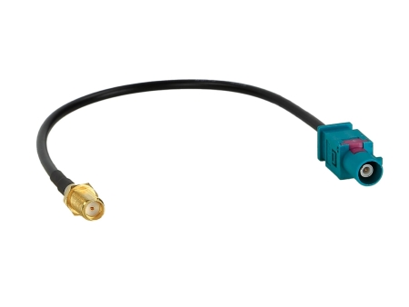 Antenneadapter Fakra Z(m) til SMA(f), 20cm i gruppen Billyd / Tilbehør / Antenner hos BRL Electronics (7001502570)