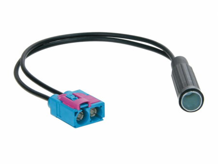 Antennadapter Dubbel Fakra (hona) - DIN (hona) i gruppen Billyd / Hva passer i min bil / Volkswagen / Transporter / Transporter T6 2015-2020 / Øvrig Transport T6 2015-2020 hos BRL Electronics (700152111)
