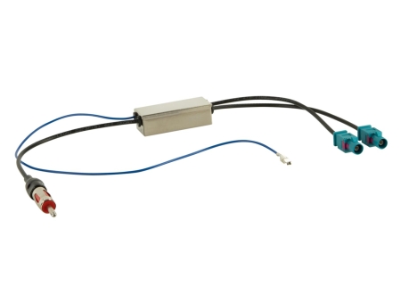 FAKRA til DIN antennadapter, 12V phantom i gruppen Billyd / Hva passer i min bil / Audi / Audi A4 / Audi A4 2004-2008 / Bytte stereo / Original Dobbeldin hos BRL (7001524071)