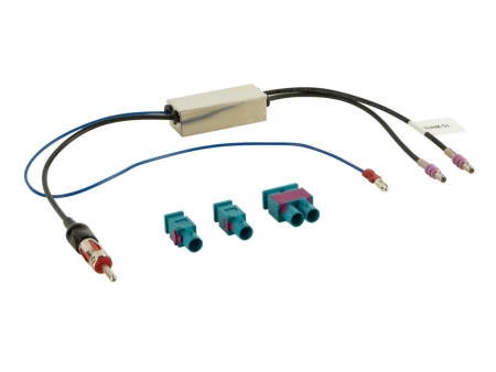 Antenneadapter Fakra til DIN, 12V phantom i gruppen Billyd / Hva passer i min bil / Audi / Audi A4 / Audi A4 2004-2008 / Bytte stereo / Original Dobbeldin hos BRL (7001524701)
