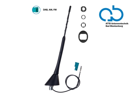Takantenn AM/FM DAB+ passiv, 76° helling i gruppen Nyheter hos BRL (700153211601)