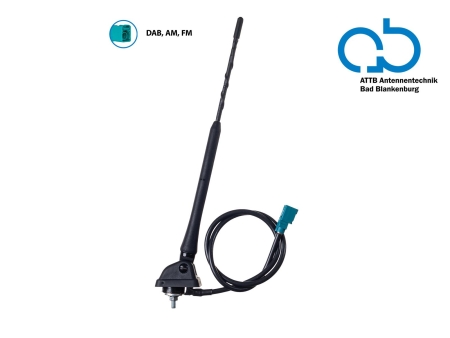 Takantenn AM/FM DAB+ passiv, 10°-115° i gruppen Nyheter hos BRL (700153394001)