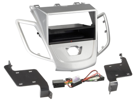 ACV Monteringsramme 2-DIN Ford Fiesta, sølv i gruppen Billyd / Hva passer i min bil / Ford / Fiesta / Fiesta 2013-2017 hos BRL (700241114202)