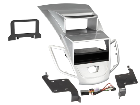 ACV Monteringsramme 2-DIN Ford Fiesta, sølv i gruppen Billyd / Hva passer i min bil / Ford / Fiesta / Fiesta 2013-2017 hos BRL (700241114212)