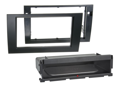 Monteringsramme 2-DIN Audi A4/Seat Exeo, svart i gruppen Billyd / Hva passer i min bil / Audi / Audi A4 / Audi A4 2004-2008 / Bytte stereo / Original Dobbeldin hos BRL (700241320121)