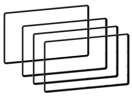 Avstandsramme 2-DIN 2,5 mm/3 mm i gruppen Billyd / Tilbehør / Monteringstilbehør hos BRL Electronics (70027100013)