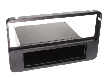 Monteringsramme 1-DIN med oppbevaringsrom Alfa 159/Brera/Spider, svart i gruppen Billyd / Hva passer i min bil / Alfa Romeo hos BRL Electronics (70028100106)