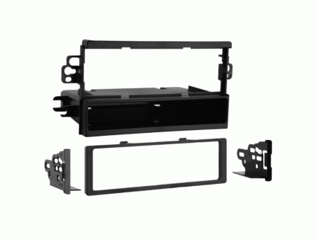 Monteringsramme 1-DIN med oppbevaringsrom, svart i gruppen Billyd / Hva passer i min bil / Suzuki / Grand Vitara / Grand Vitara 1998-2006 hos BRL (700281087131)