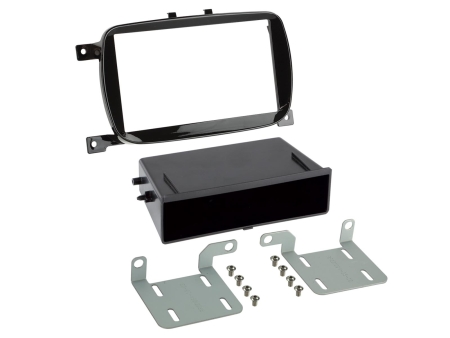 Monteringsramme 2-DIN med oppbevaringsrom Fiat 500 i gruppen Billyd / Hva passer i min bil / Fiat / 500 hos BRL (700281094361)