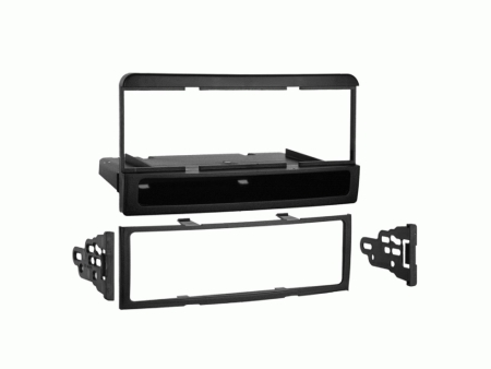Monteringsramme 1-DIN med oppbevaringsrom Ford/Mazda/Mercury, svart i gruppen Billyd / Hva passer i min bil / Ford / Focus / Focus 1998-2004 / Bytte stereo Focus 1998-2004 hos BRL (700281114411)