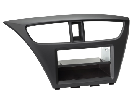 Monteringsramme 2-DIN med oppbevaringsrom Honda Civic, svart i gruppen Billyd / Hva passer i min bil / Honda / Civic / Civic 2012-2015 hos BRL (700281130181)