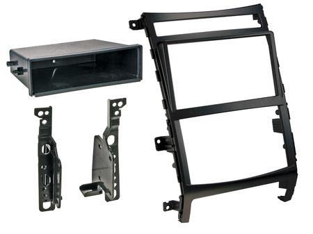 Monteringsram 1-din Hyundai ix55 09-, veracrus 06- svart i gruppen Billyd / Hva passer i min bil / Hyundai / IX55 hos BRL Electronics (700281143552)