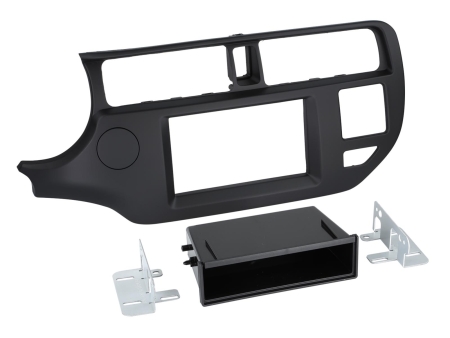 Monteringsramme 2-DIN med oppbevaringsrom, Kia Rio 09/2011-> i gruppen Billyd / Hva passer i min bil / Kia / Rio / Rio 2012-2017 hos BRL (700281178292)