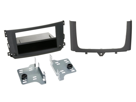 Monteringsramme 2-DIN med oppbevaringsrom Smart Fortwo i gruppen Billyd / Hva passer i min bil / Smart hos BRL (700281190491)