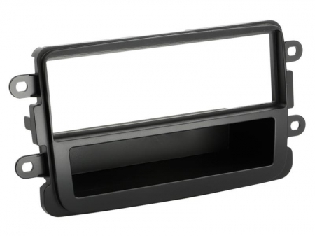 Monteringsram 1-din Dacia svart i gruppen Billyd / Hva passer i min bil / Dacia / Dacia Duster / Dacia Duster 2010-2017 hos BRL Electronics (700281250132)