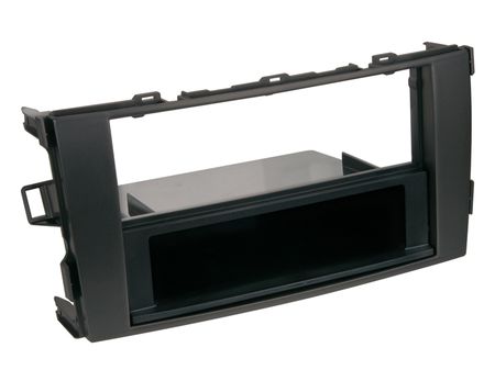 Monteringsram 1-din +fack Toyota Auris 2007- Svart i gruppen Billyd / Hva passer i min bil / Toyota / Auris / Auris 2006-2012 hos BRL Electronics (700281300132)