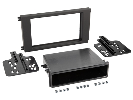 Monteringsramme 2-DIN med oppbevaringsrom Porsche Cayenne 2002-2010 i gruppen Billyd / Hva passer i min bil / Porsche / Cayenne / Cayenne E1 2003-2010 hos BRL (70028132301)