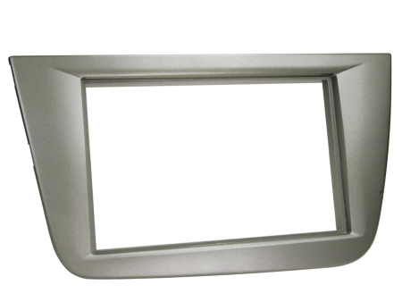 Monteringsramme 2-DIN Seat Altea/Toledo, antrasitt i gruppen Billyd / Hva passer i min bil / Seat / Altea hos BRL (70028132804)
